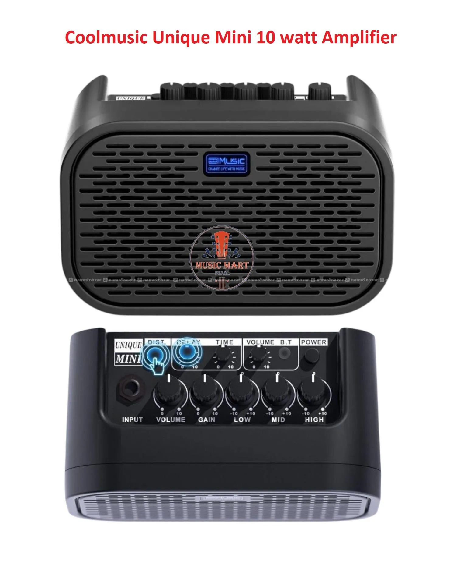 Coolmusic Unique Mini Battery Backup Guitar Amp