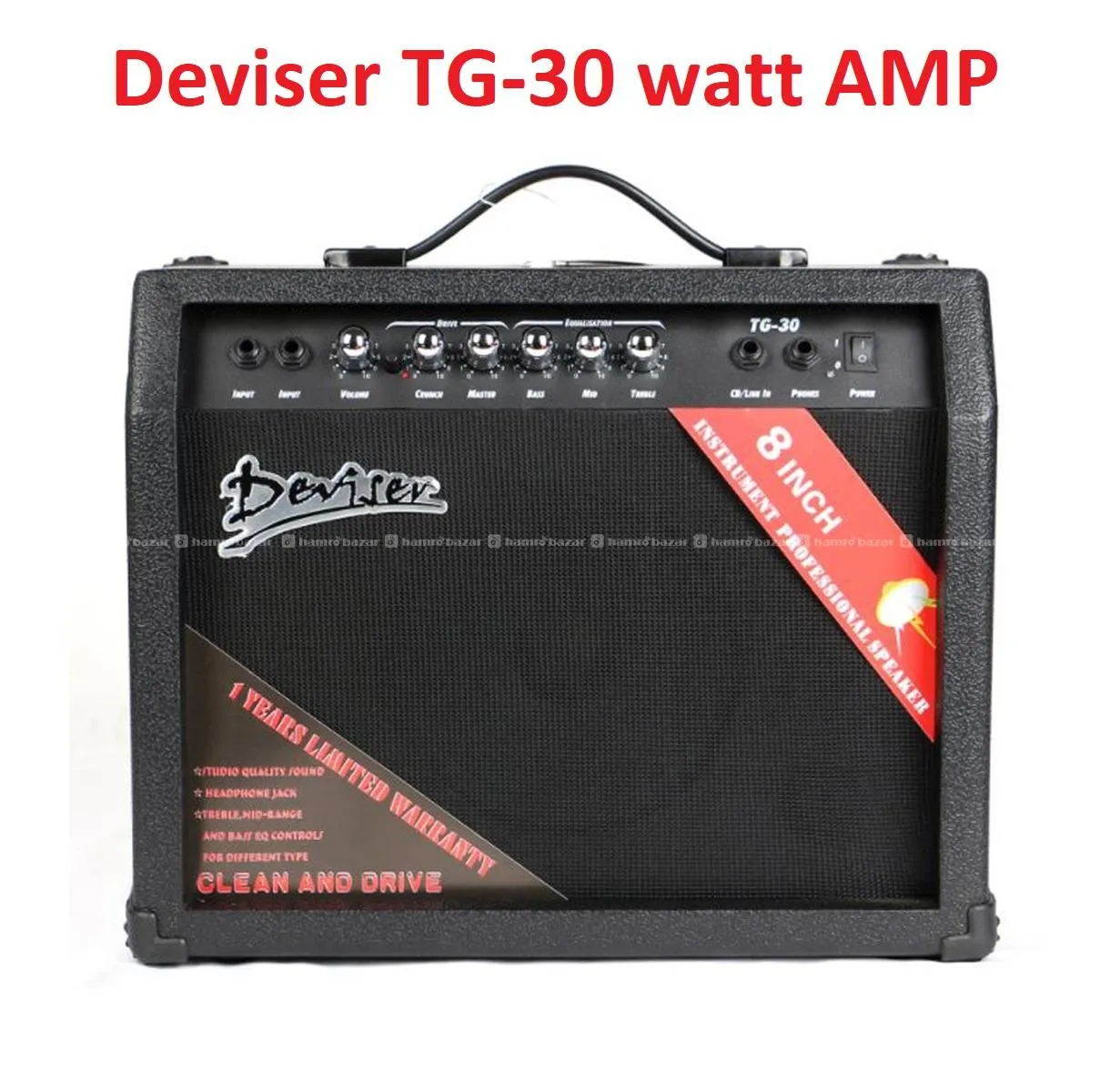 Deviser TG-30 watt 2 Input Guitar Amplifier