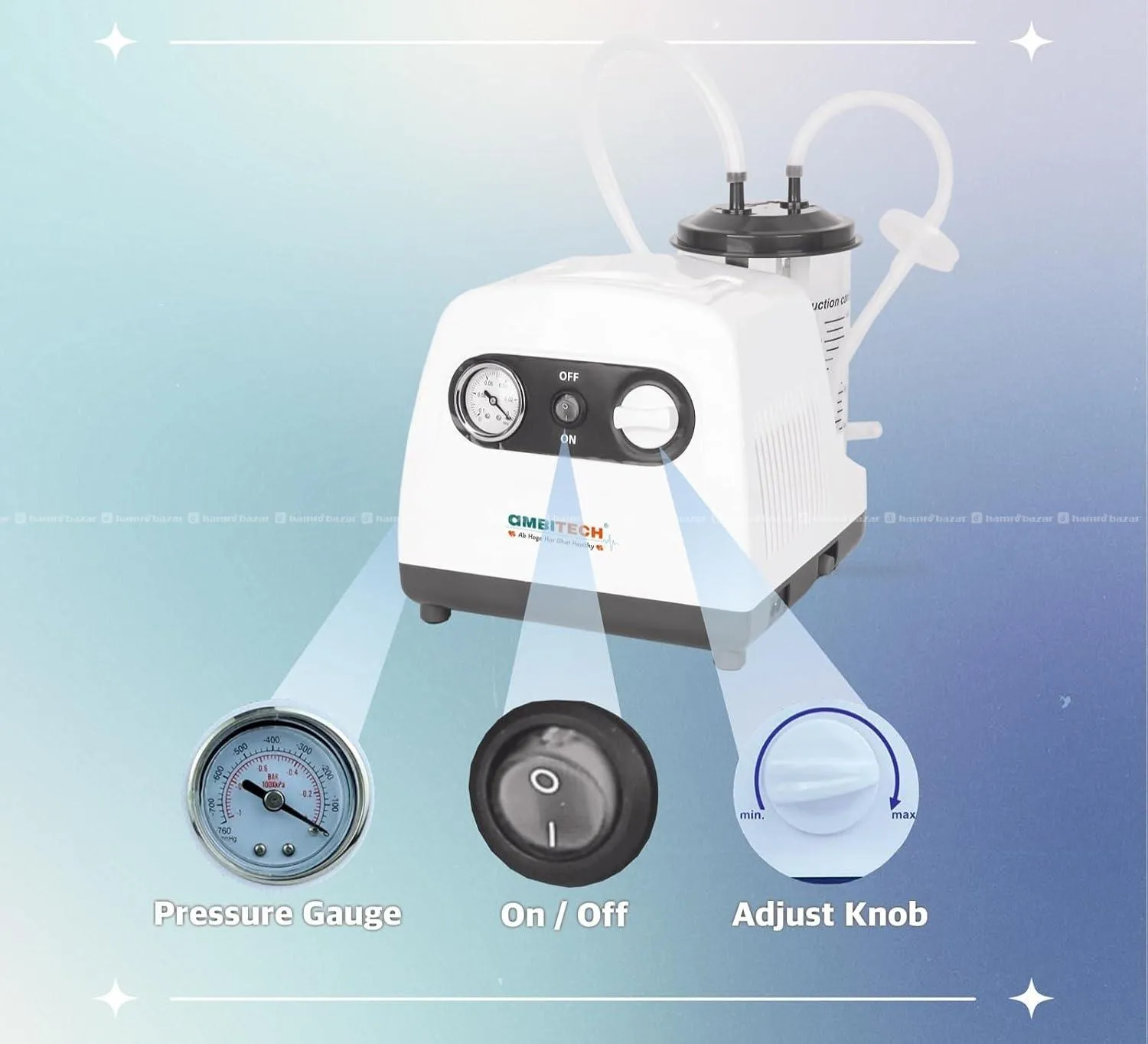 Electric Suction Machine AmbiTech Indian 4