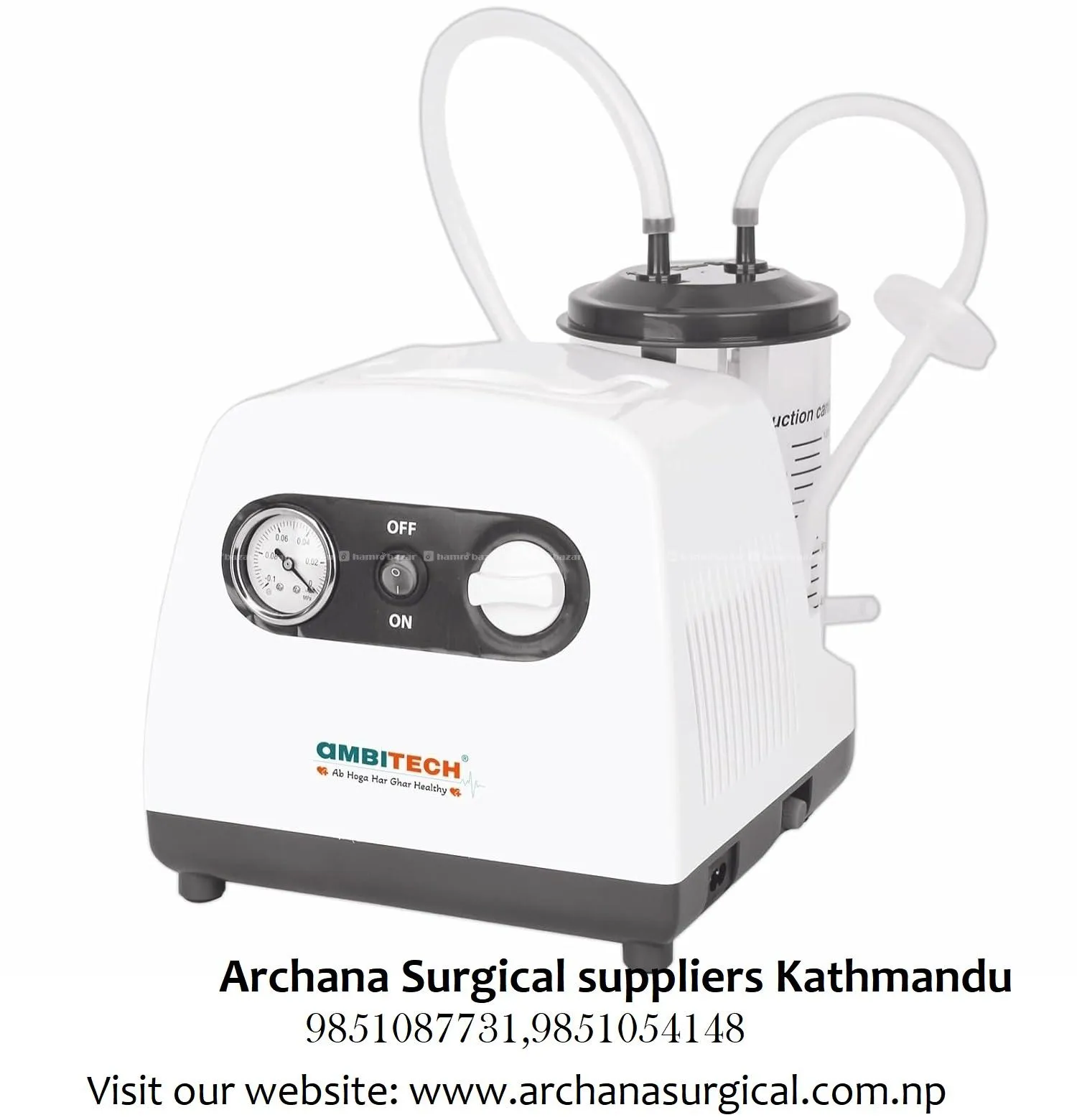 Electric Suction Machine AmbiTech Indian