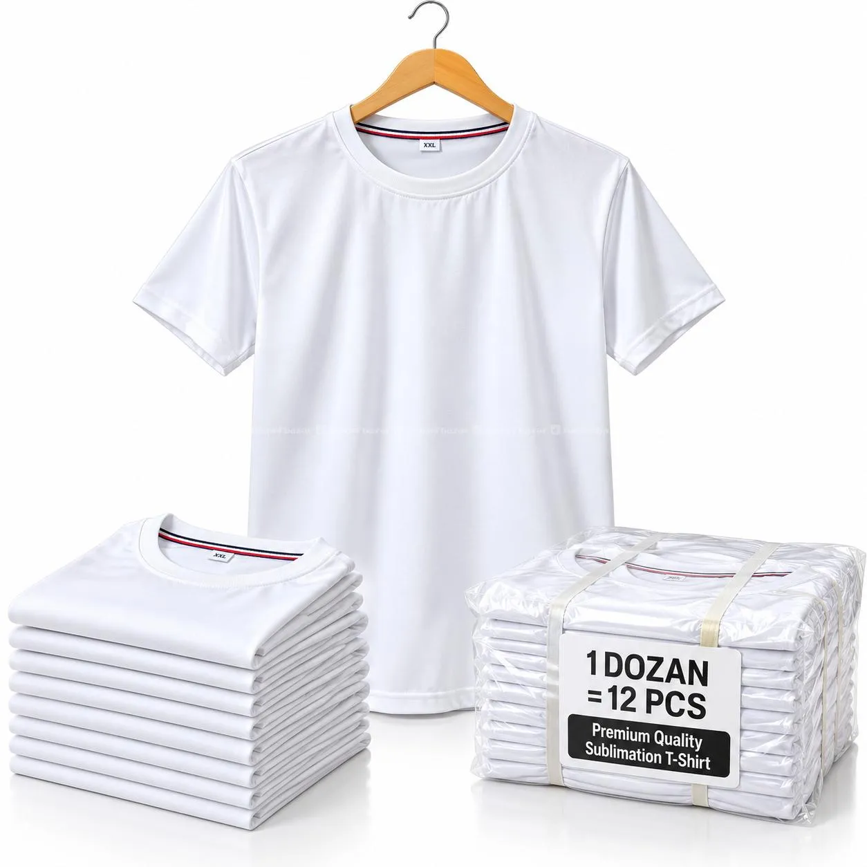 Sublimation T-shirt Blank White Color