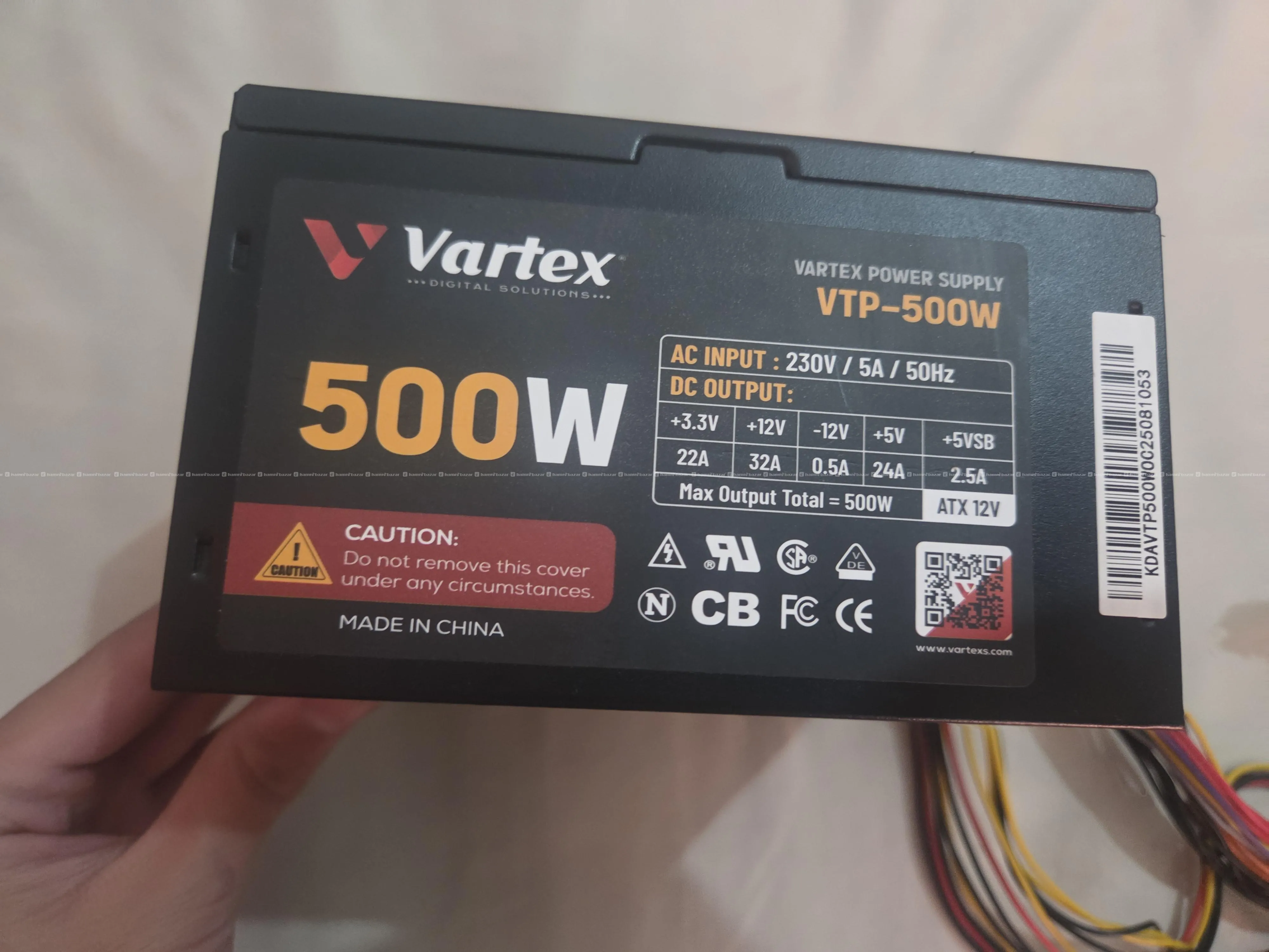 vartex psu-500w best for buget building