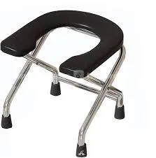 U-Shape Toilet Stool Folding Bathroom Chair /stool