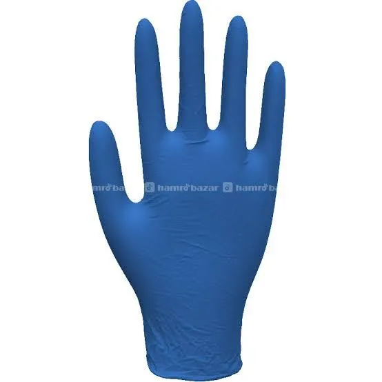Blue Nitrile Gloves 100 Pieces – Disposable Gloves 3