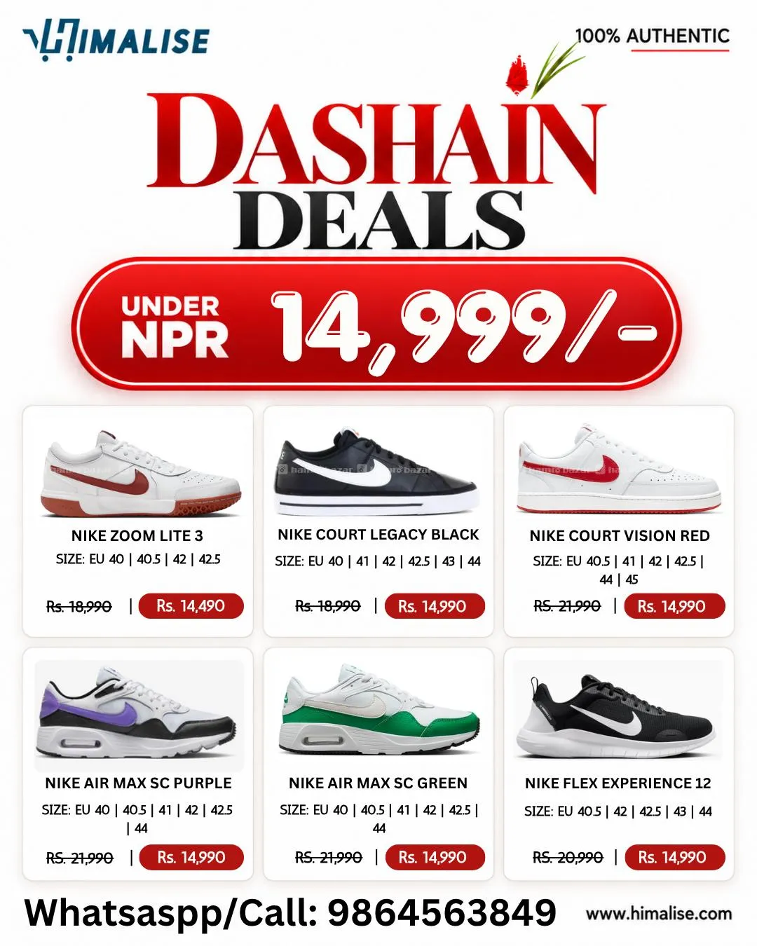 Original Nike Sneakers|Dashain Sale|Under Rs12,999 4
