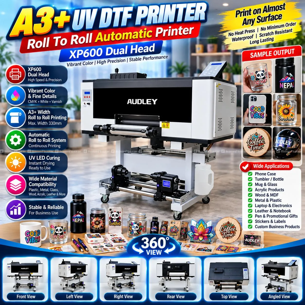 UV DTF Printer A3+ Size Roll To Roll 2