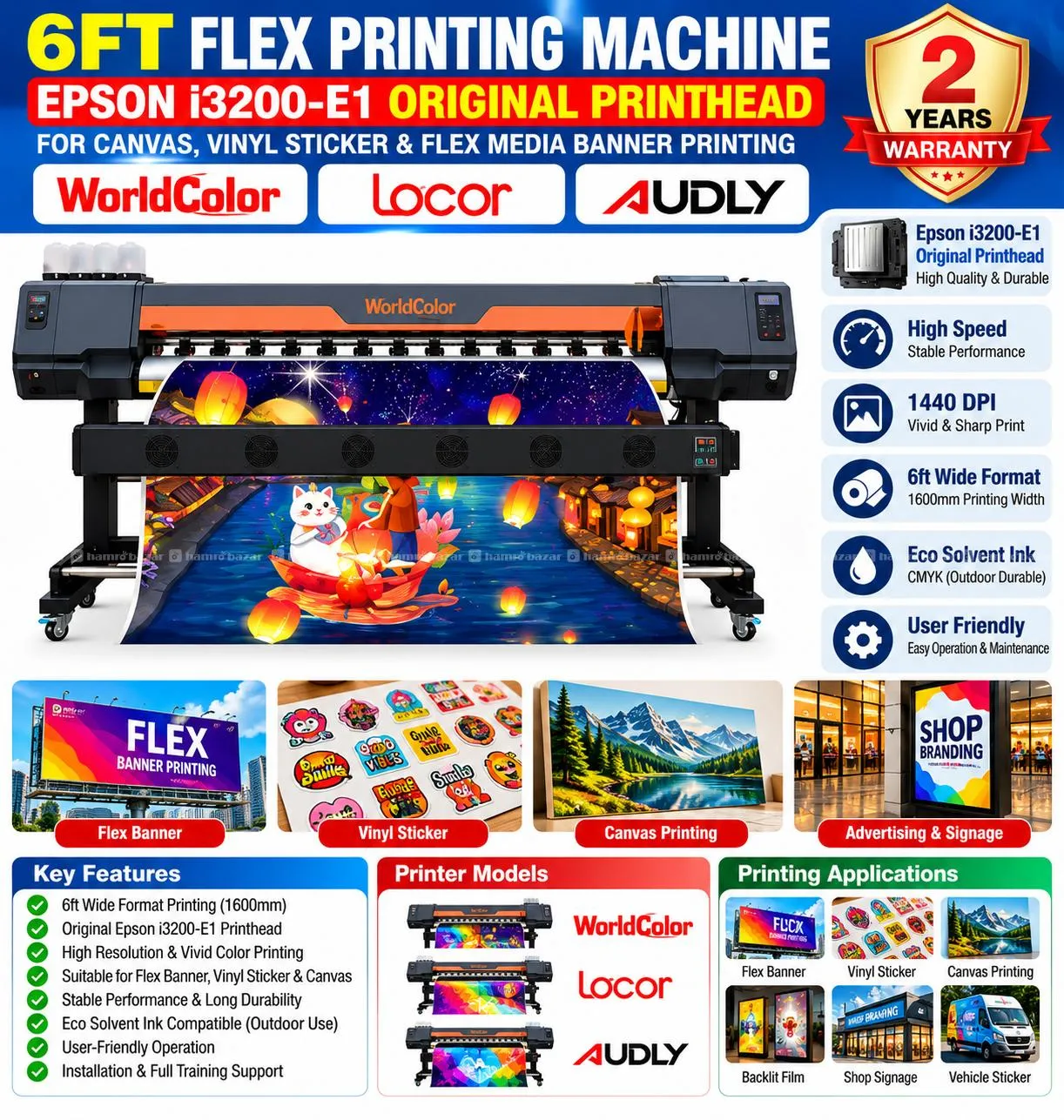 Flex Machine Epson i3200E1 Original Printhead