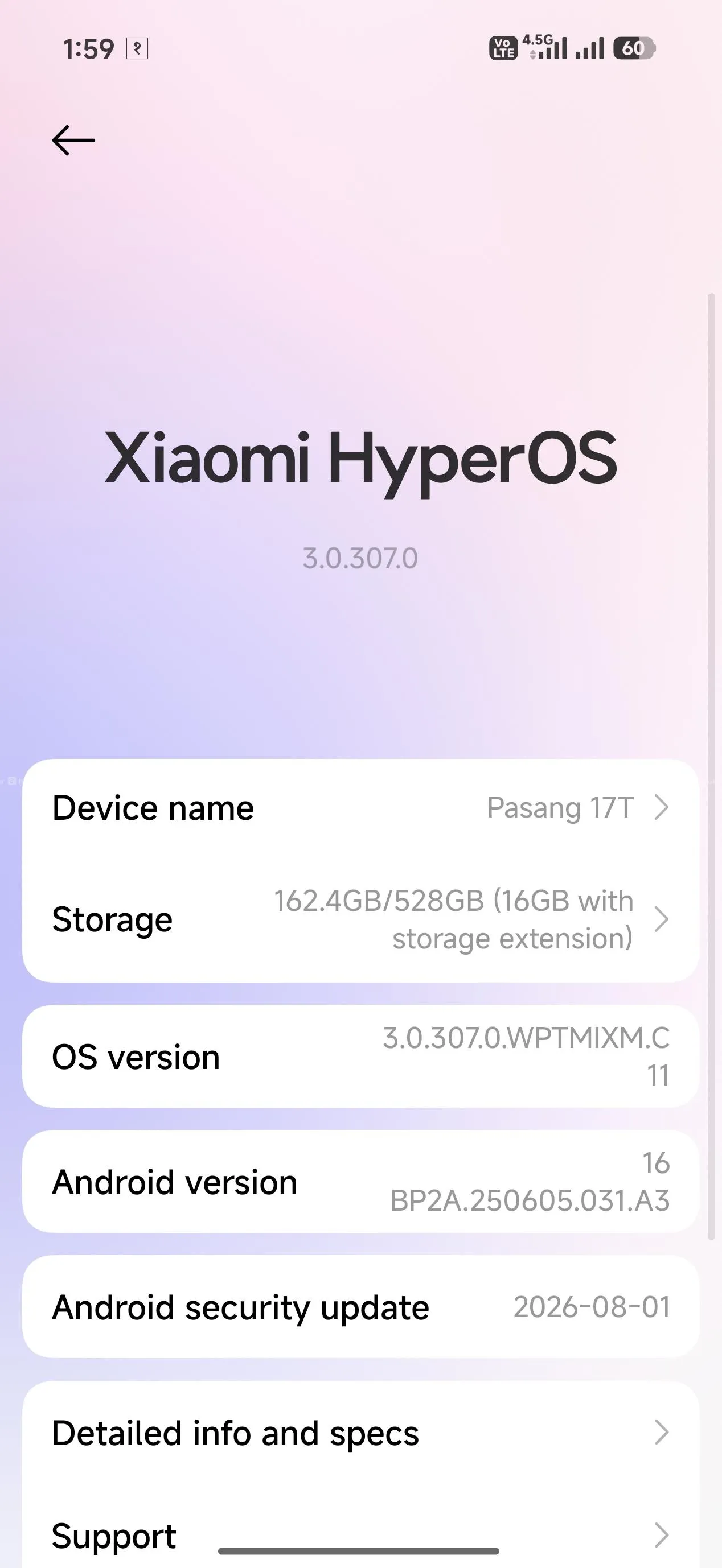 xiaomi 17t 512 gb used for 3 months box and bill