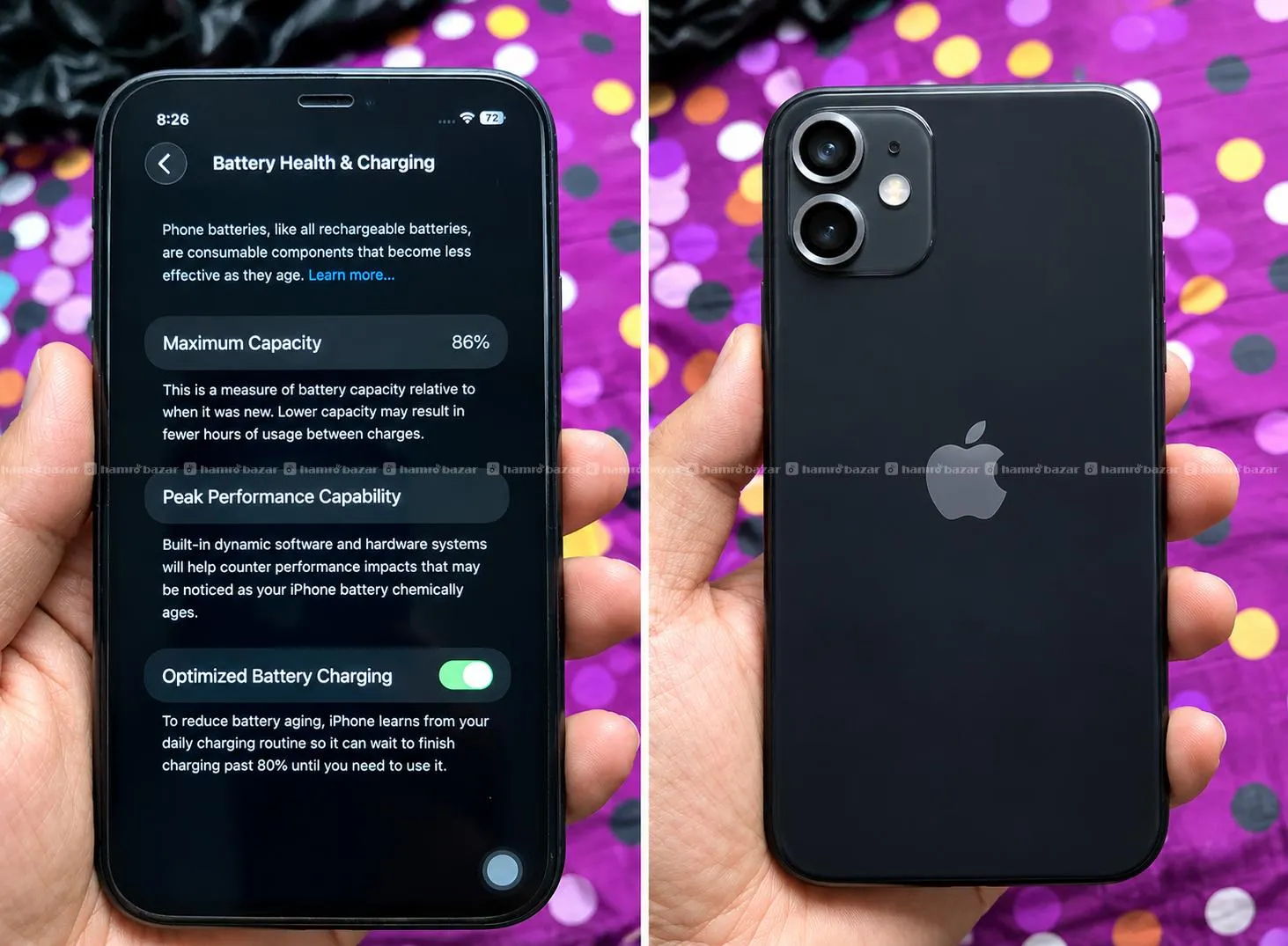 iphone 11 (Like New Fresh) 64gb Battery Health 86%
