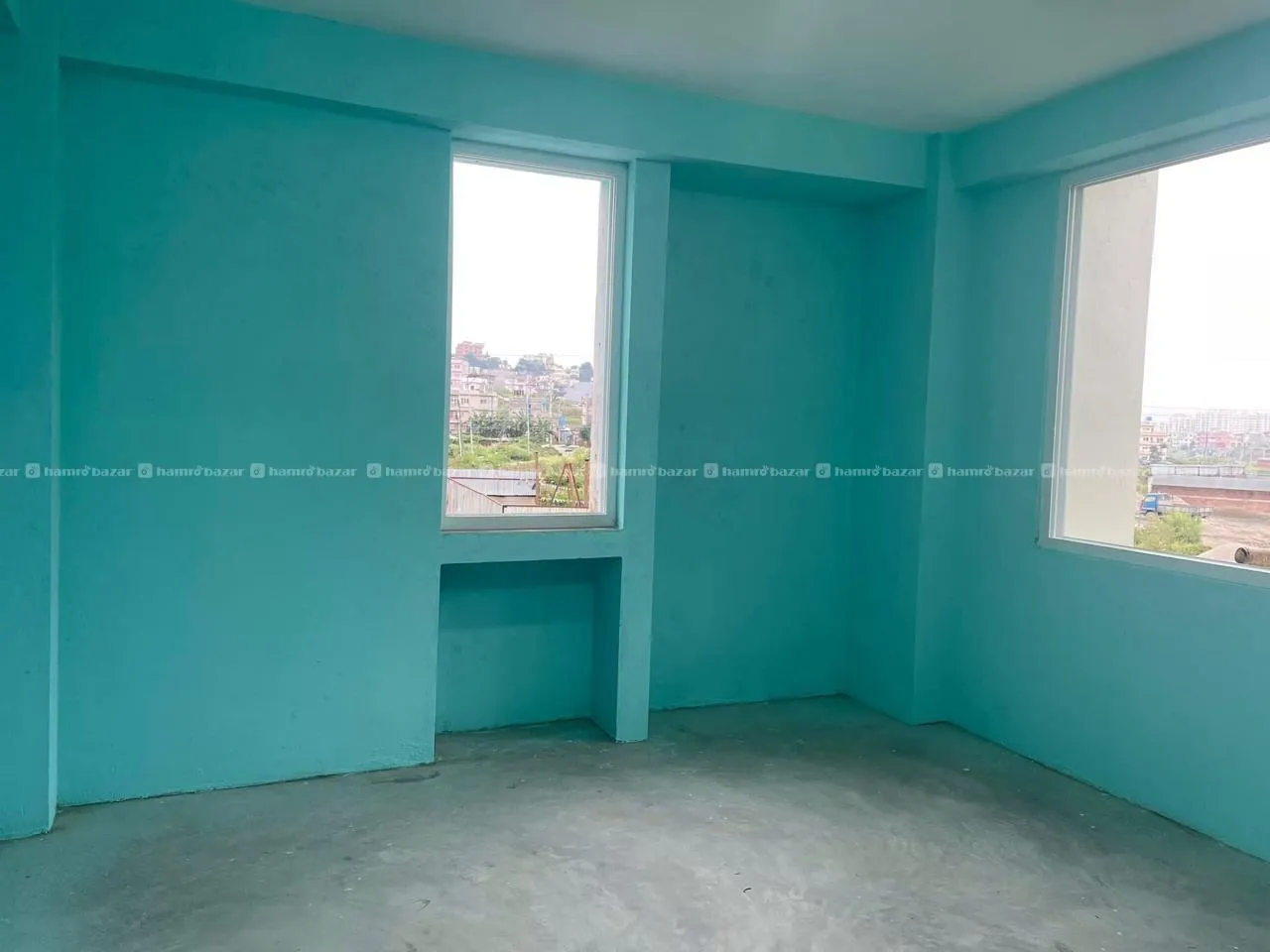 बिचको तल्लामा 1Bed, Hall with kitchen भएको Flat 6