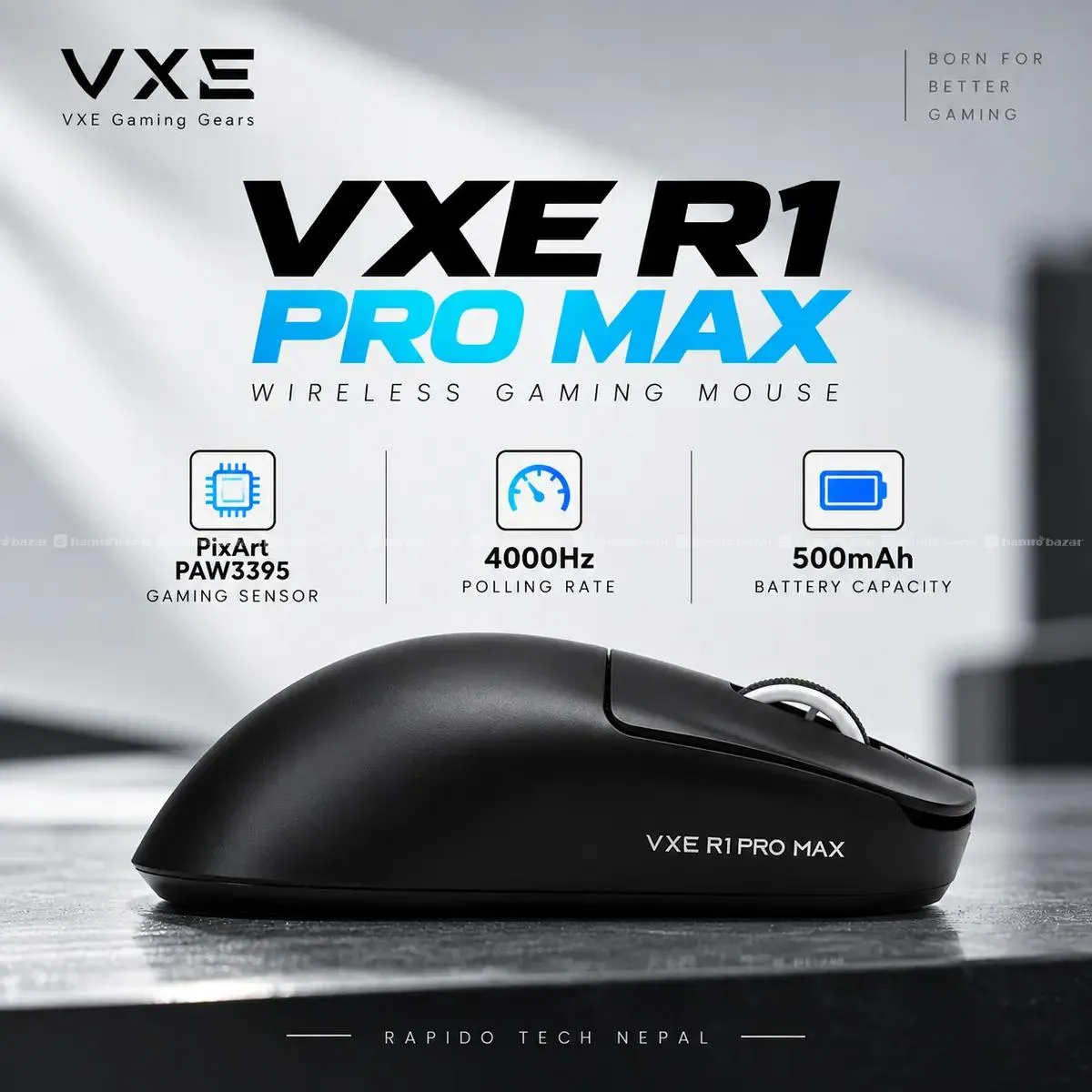 VXE R1 Pro Max Wireless Gaming Mouse