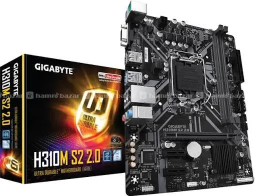 Gigabyte H310 Motherboard 8th/9th Gen Support