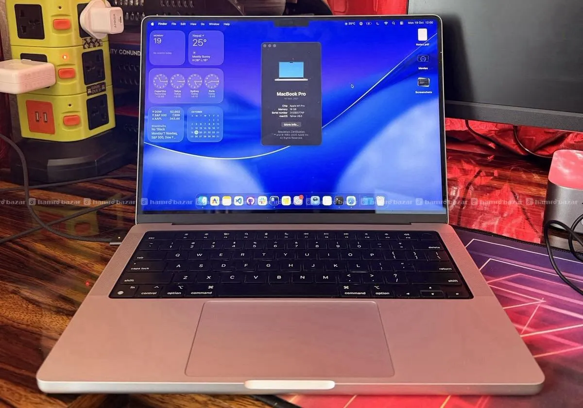 Apple MacBook Pro M1 Pro 16GB RAM 512GB SSD Laptop