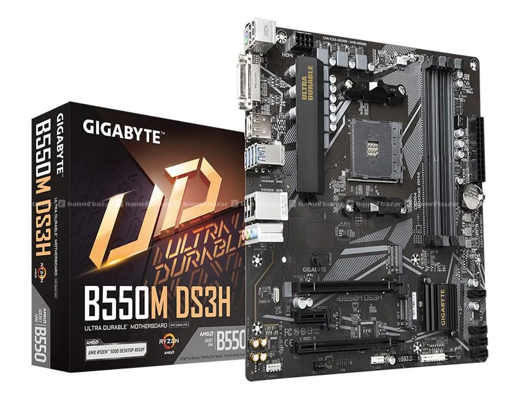 GIGABYTE B550M DS3H AMD Motherboard
