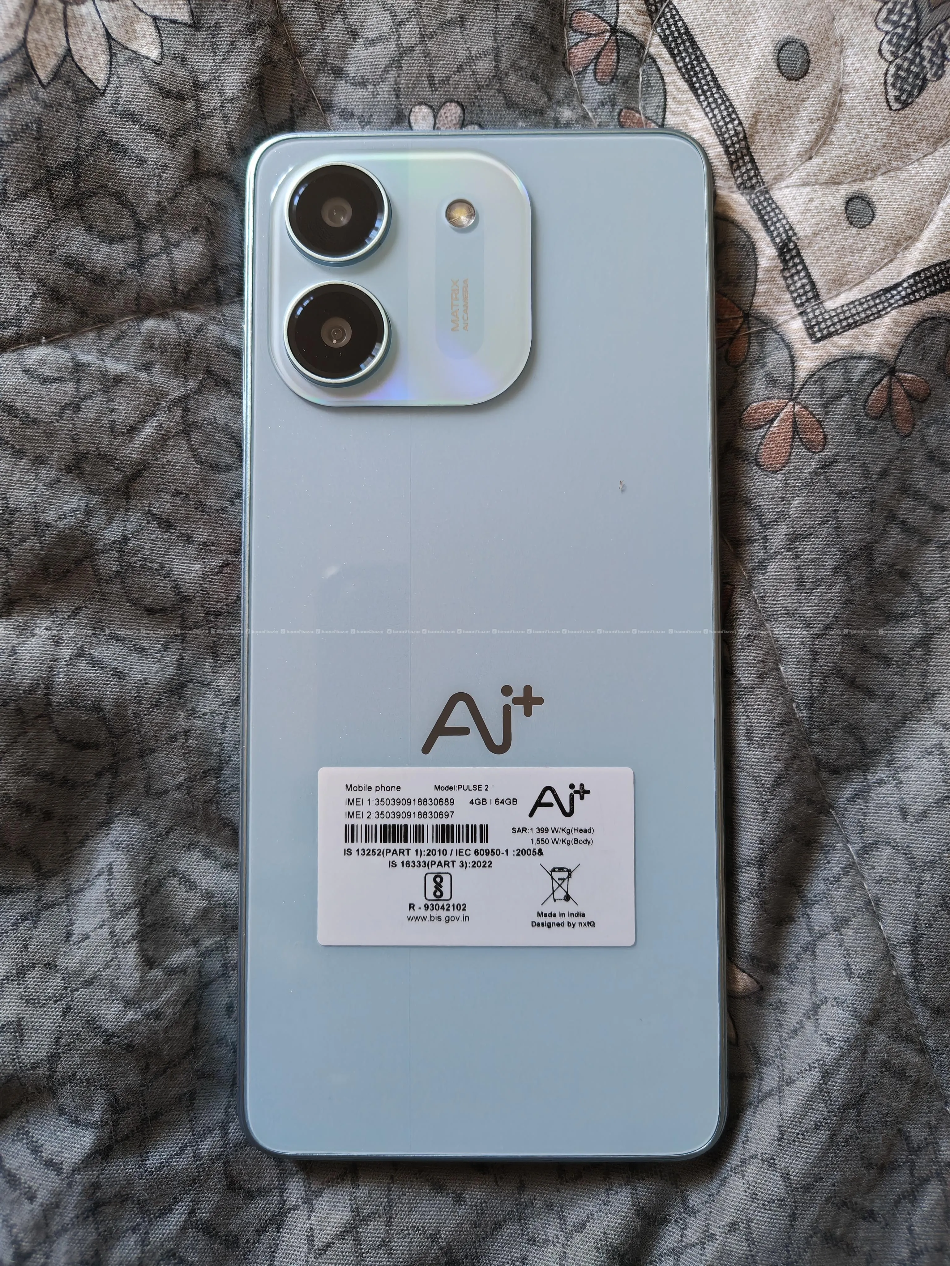 Android 16 AI+ Pulse 2 Smart Phone, India