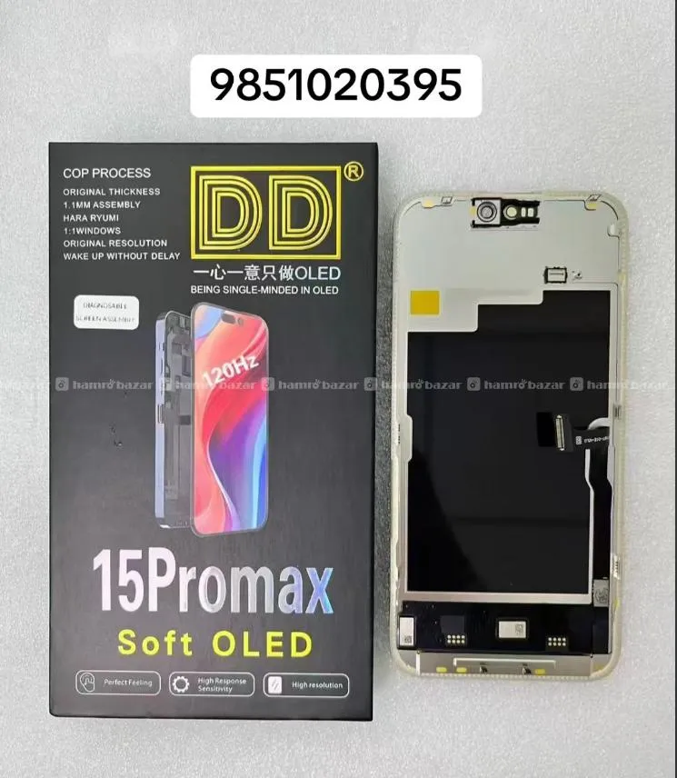 iphone 15 pro max Display Soft Oled 120Hz DD