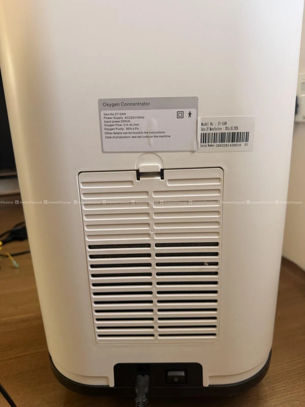 Oxygen Concentrator 5L (ZY-5AW) - 3 Months Used 3