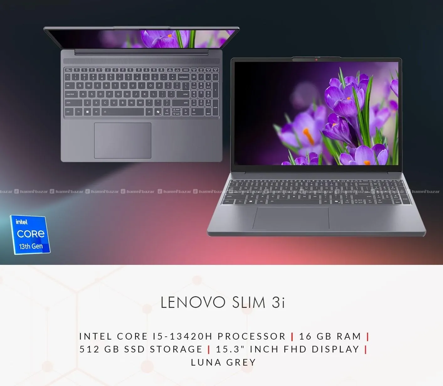 Lenovo Slim 3i i5 13th Gen 16|512GB 15.3" Laptop