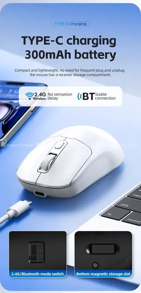 T-Wolf Q3 wireless mouse | Type C