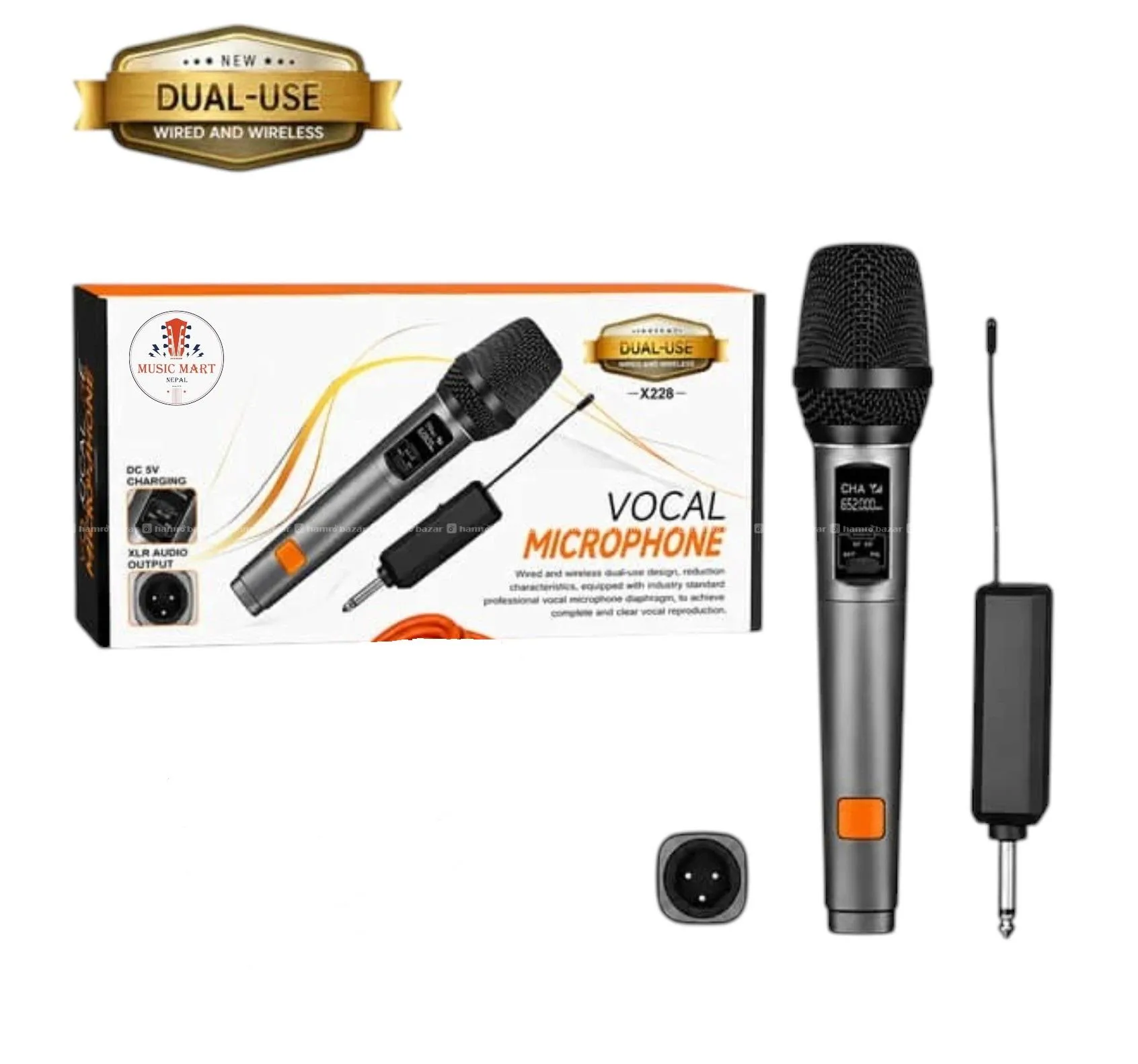 JBL X228 Wired & Wireless 2in1 Microphone