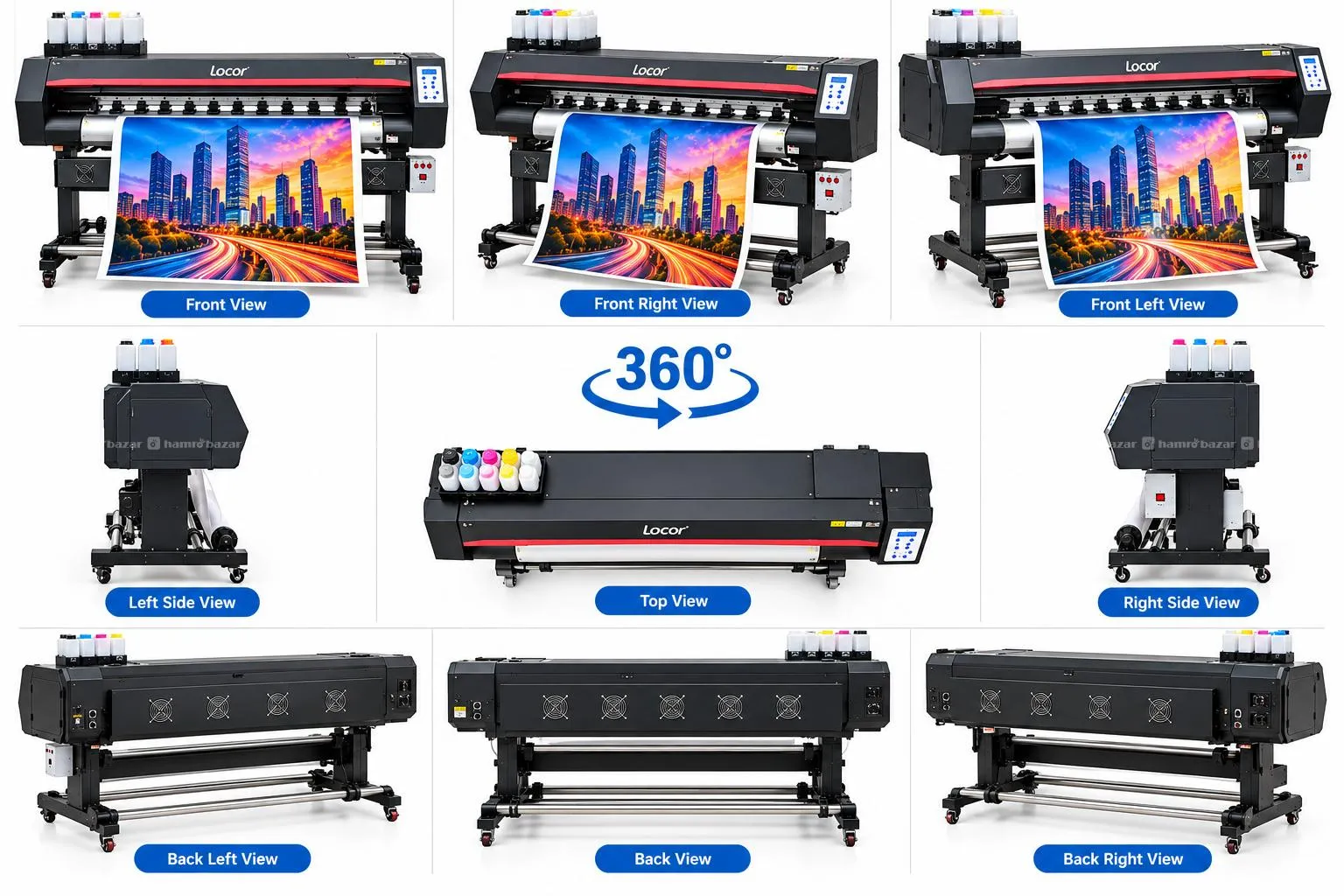 Flex Banner Printing Machine 4ft Size Xp600 Head 2