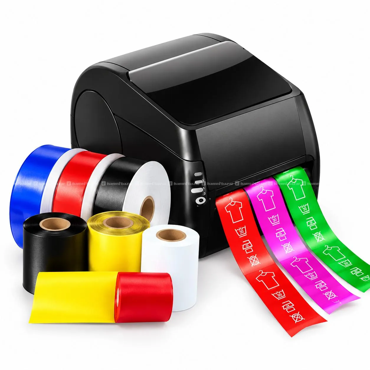 Ribbon & Label Printer For Id Card Printing