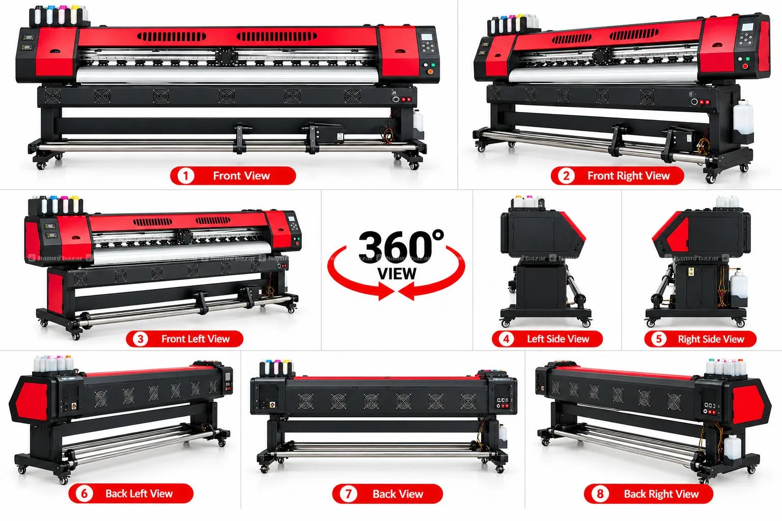 6.5ft Size Flex Banner Printing Machine i3200 Head 3