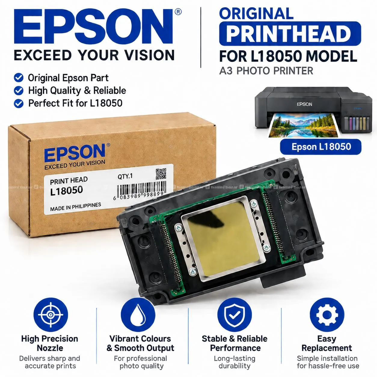 Epson Original Printhead L18050 Model A3 Printer 2