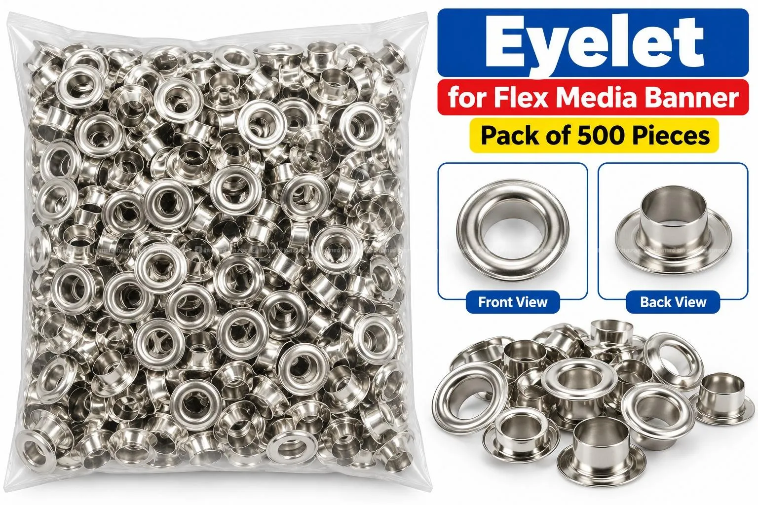Eyelet for Flex Media Banner Pack of 500 Piece