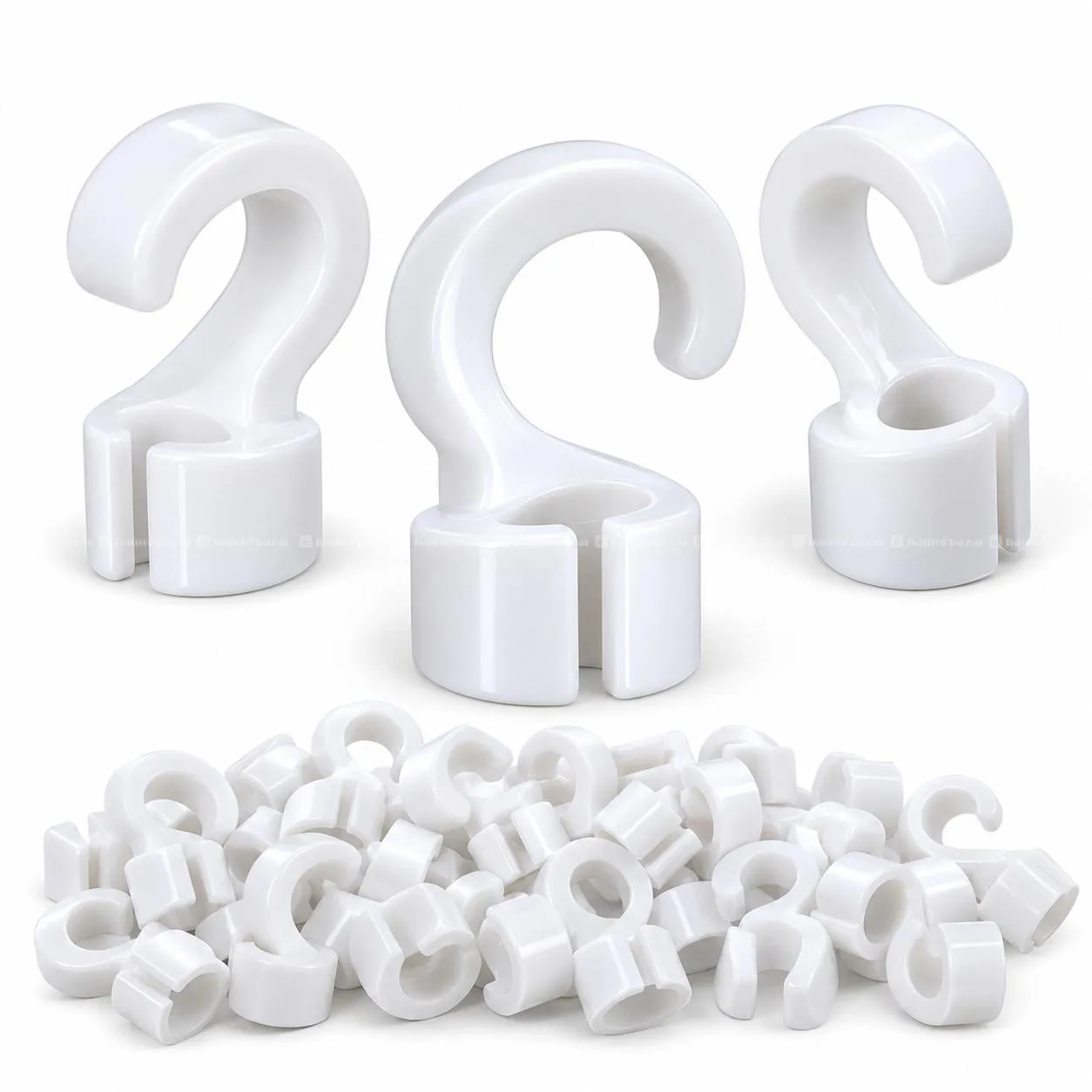 Plastic Hook (Hanger) for Bunting Pipe Pack 500Pcs 2