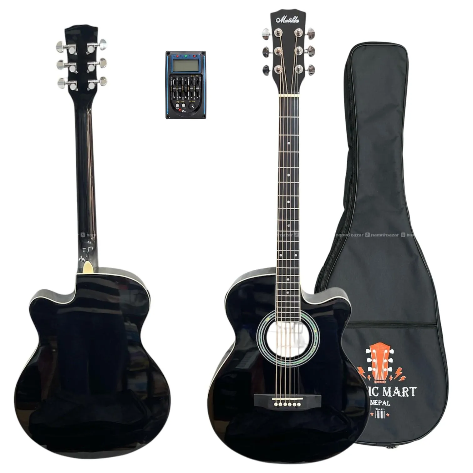 Matilda 5EQ Semi-Acoustic Guitar with Combo Sets 3