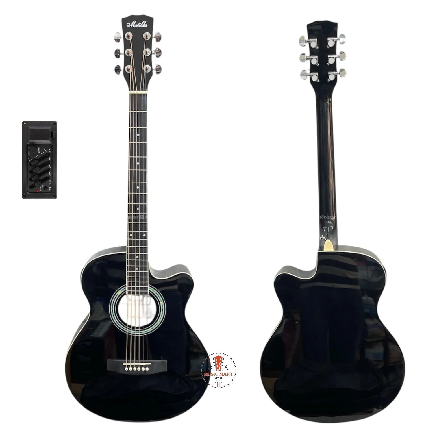 4Band EQ Guitar with Combo Sets(String Capo Belt) 2